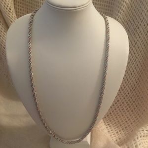 Silver & Pink Necklace